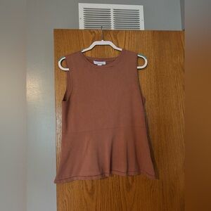 Liz Claiborne Sleeveless Peplum Top